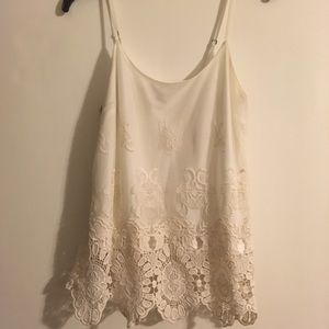 Cami lace detailed shirt